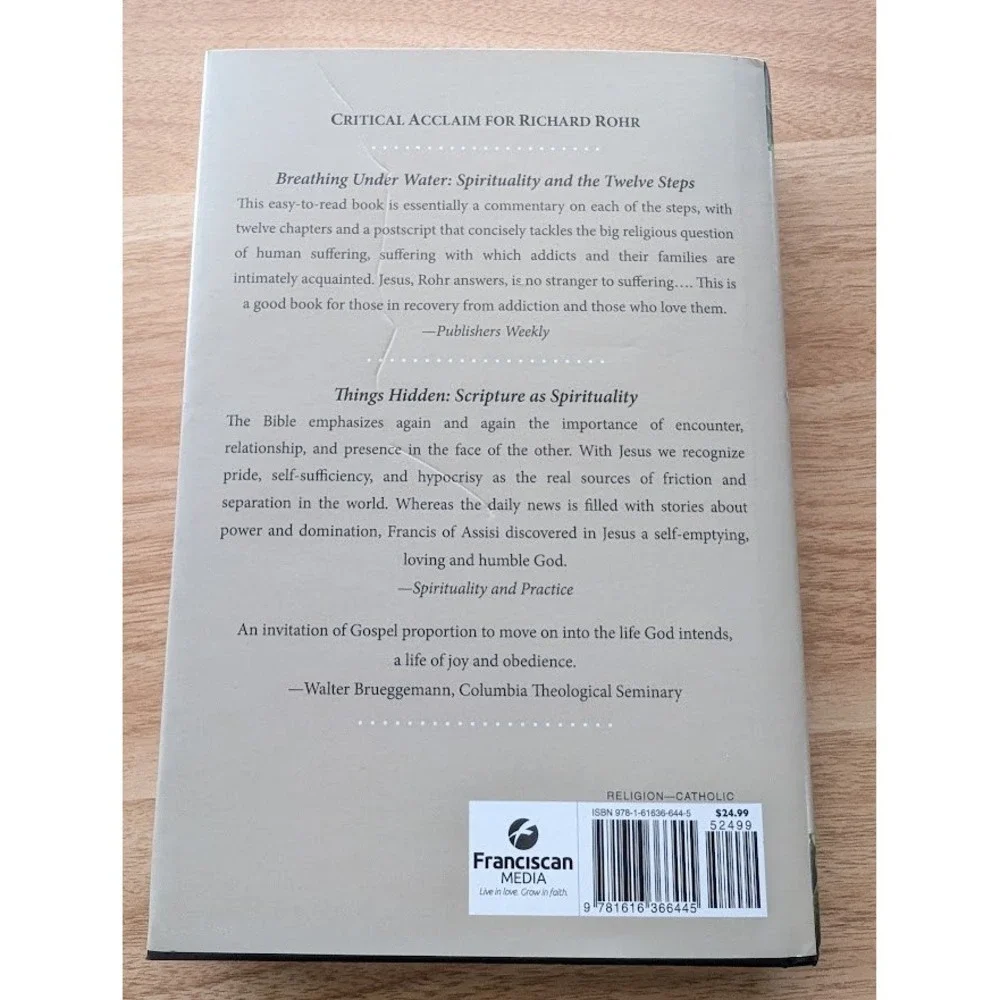 Yes, And...‎ Daily Meditations Richard Rohr Hardcover 2013 1st Edition Very Good
